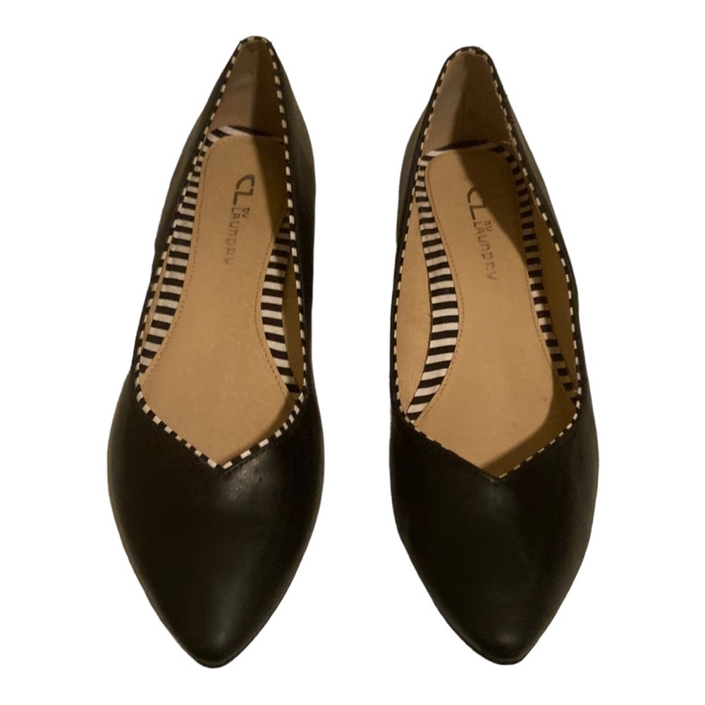CL by Laundry Starie Black Flats Size 10